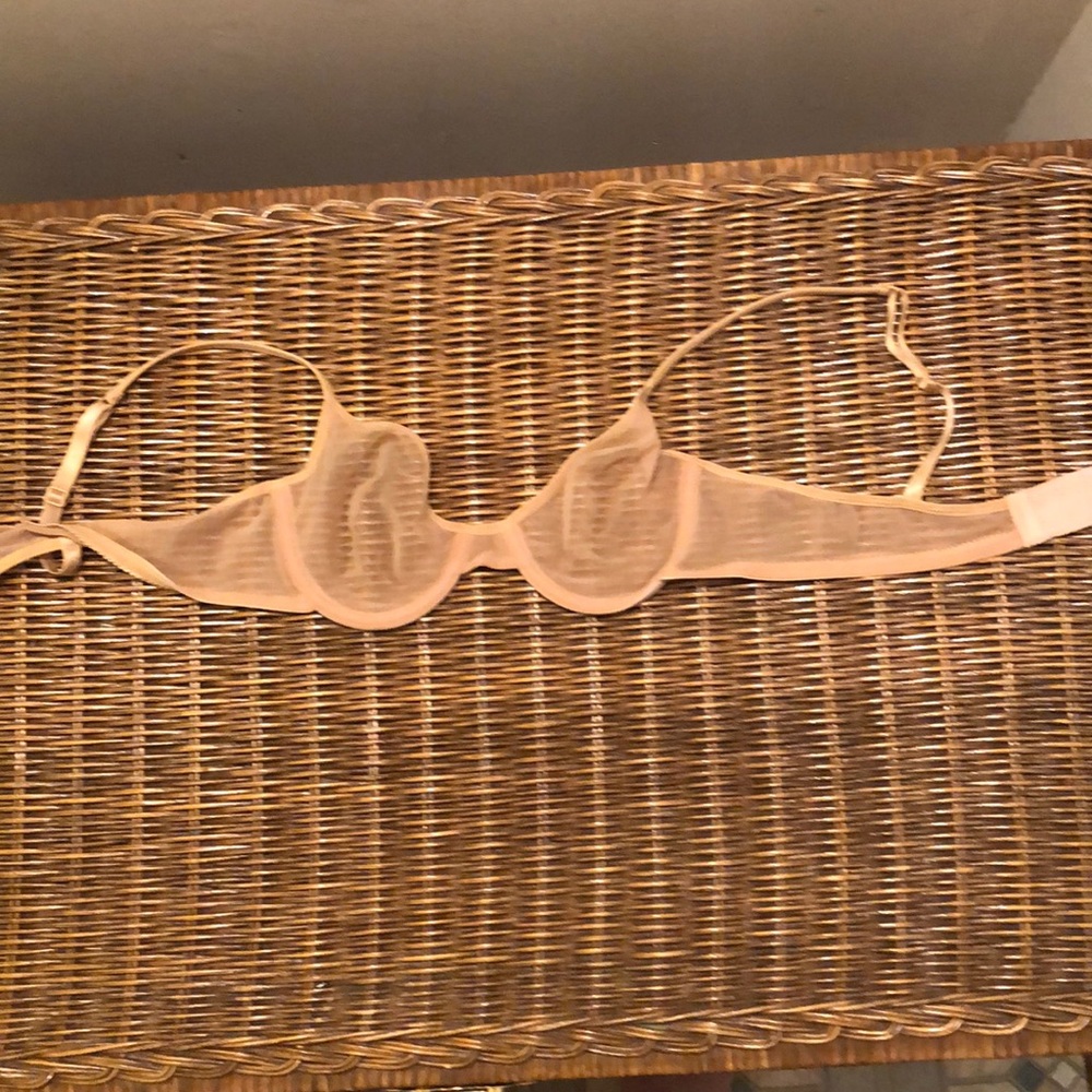 Vintage Calvin Klein Underwire 34a Sheer Bra